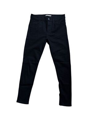 Levi's 720 High Rise Women's Black Super Skinny Jeans 30W28L